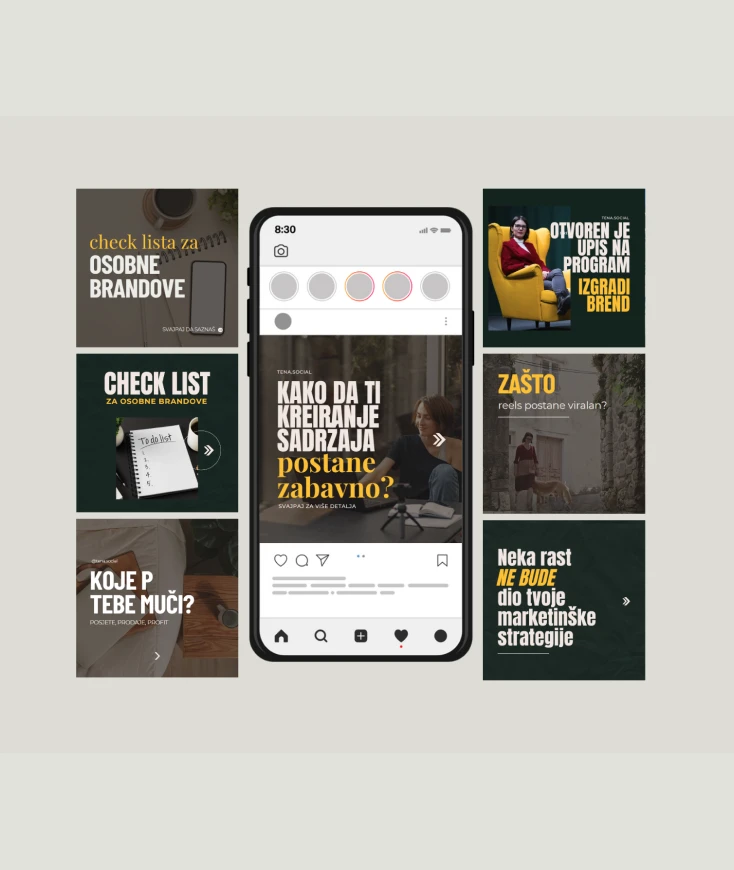 dizajn-i-optimizacija-instagram-profila – primjer projekta