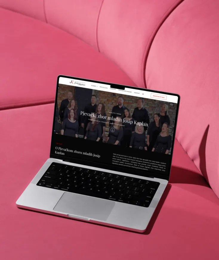 Izrada web stranice za zbor Josip Kaplan