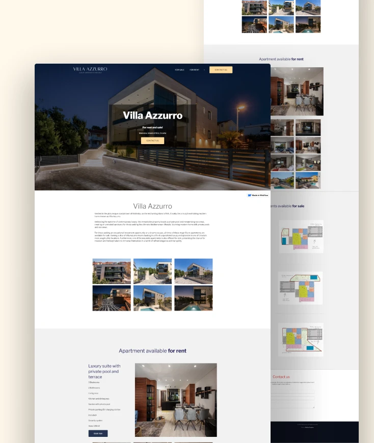 web-dizajn – primjer projekta