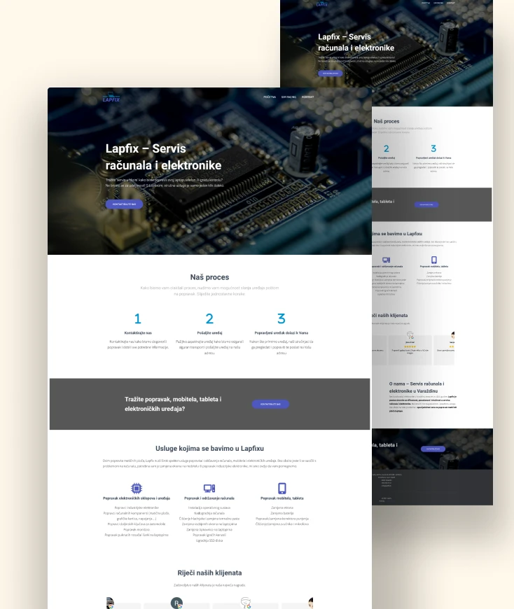 web-dizajn – primjer projekta